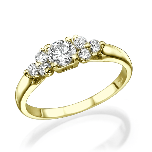 טבעת יהלומים "אן" מיוחדת 0.60 קראט