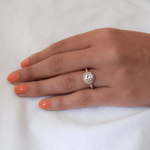 טבעת יהלומים זהב לבן "אלכסנדרה" 1.82 קראט
